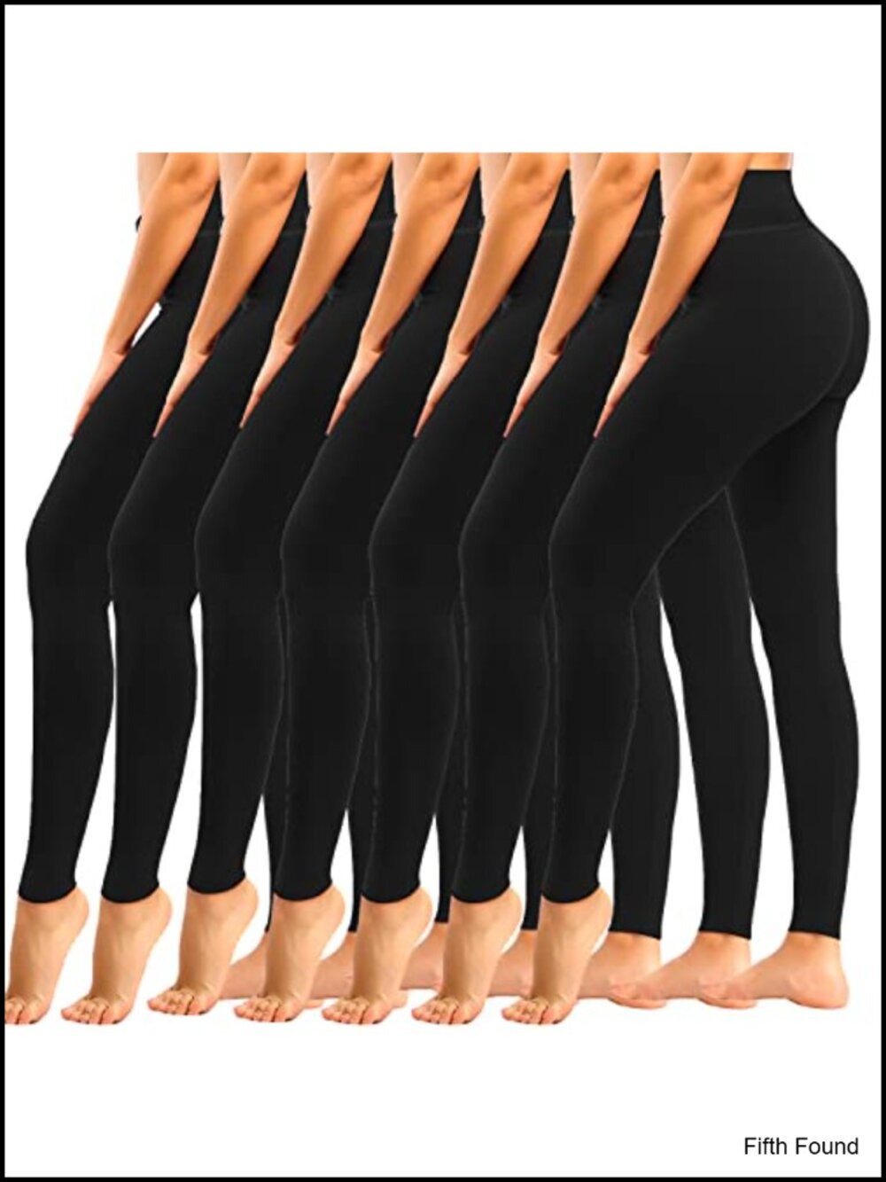 High Waisted Tummy Control Leggings 7 Pack Buttery Soft Yoga Pants